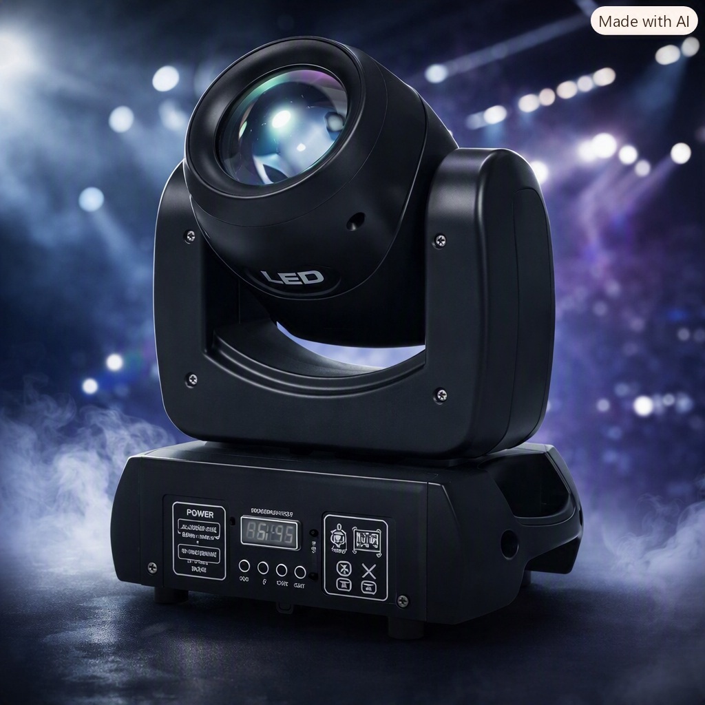 رأس متحرك سبوت مدمج 100W (Moving Head Light 100W) - أنظمة الإضاءة المسرحية والمعمارية - إدارة فعاليات ومسارح Elite Tech