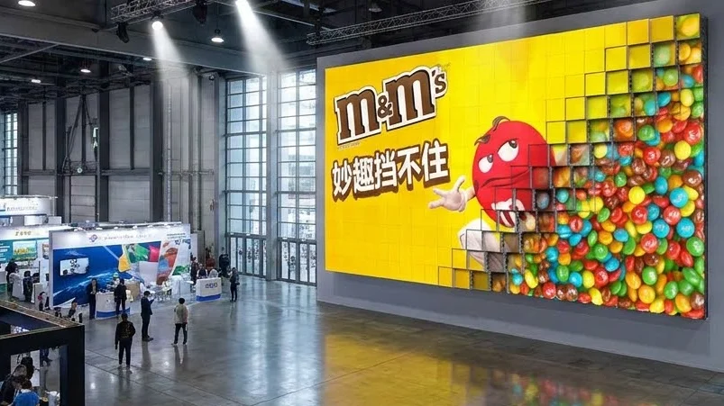 شاشة ليد حركية (Kinetic LED Screen) - شاشات ليد إبداعية  - إدارة فعاليات ومسارح Elite Tech (الرياض، القاهرة، عمّان)