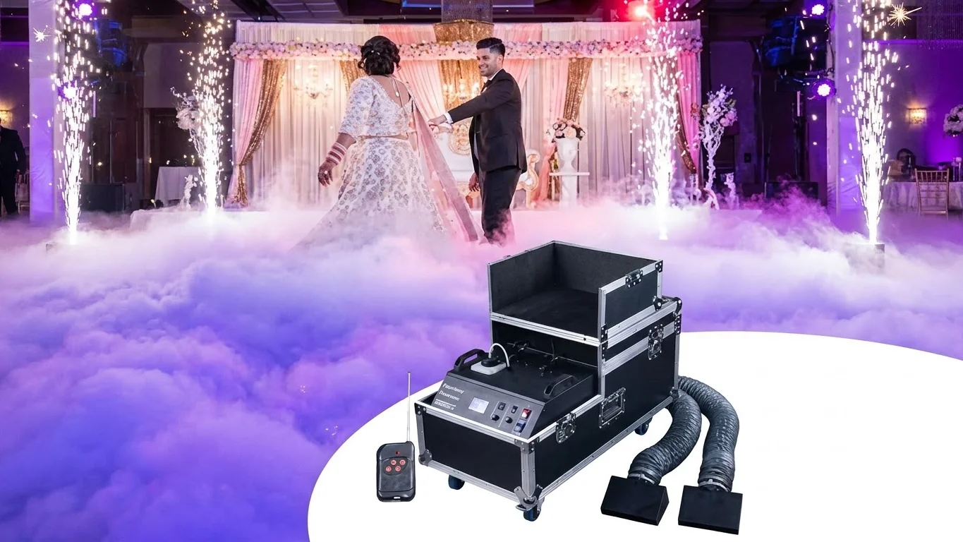 ماكينة دخان أرضي مائي مزدوج 3000W (Double Head Water Base Fog) - المؤثرات الخاصة والمسرحية  - إدارة فعاليات ومسارح Elite